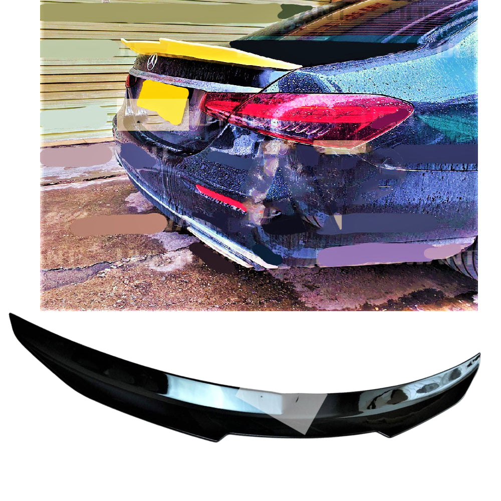 Fits Mercedes E Class W213 Gloss Black High Kick PSM Ducktail Spoiler 2020+