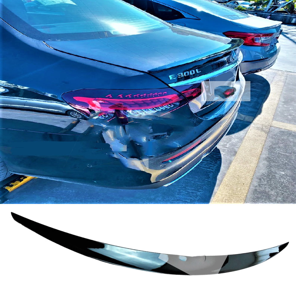 Fits Mercedes E Class W213 Gloss Black E63S AMG Style Boot Lip Spoiler 2020+