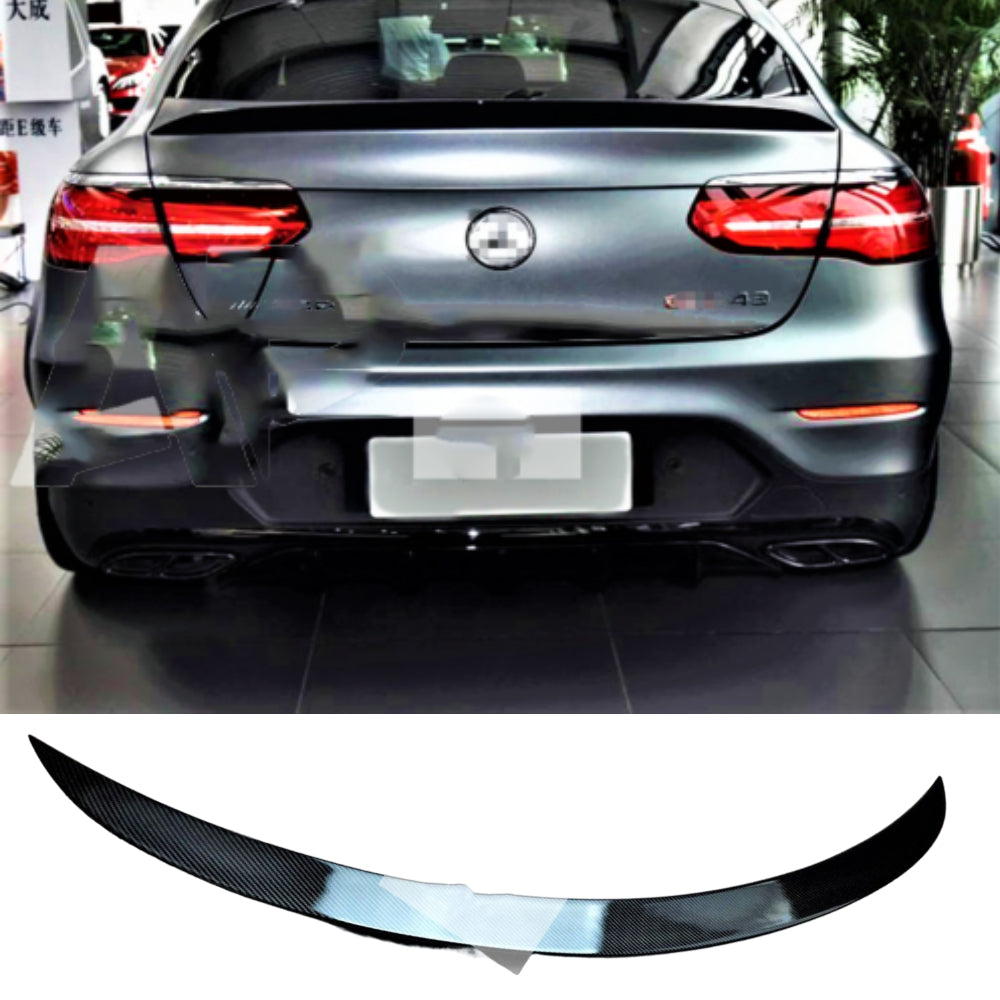 Fits Mercedes GLC Class Coupe C253 Carbon Fibre GLC63 AMG Style Rear Spoiler 2015+