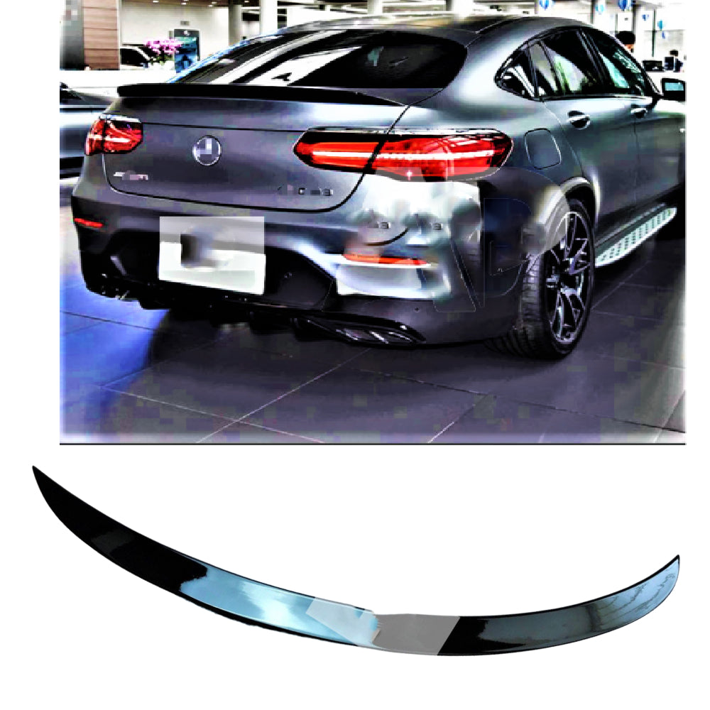 Fits Mercedes GLC Class Coupe C253 Gloss Black Rear Spoiler GLC63 AMG Style 2015+