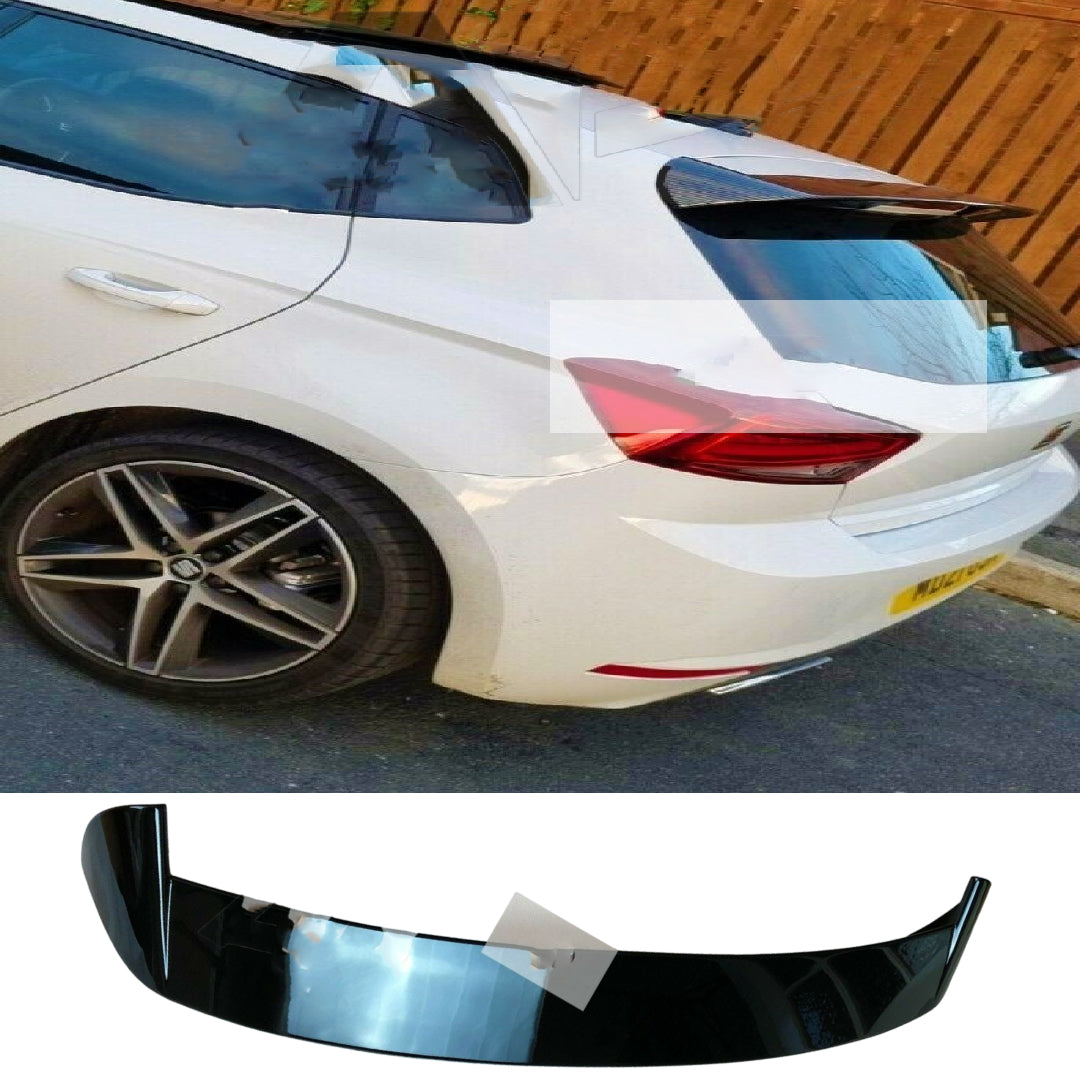Fits SEAT Ibiza Cupra Look 5dr MK5 6F Gloss Black Rear Boot Roof Spoiler 2017-2022