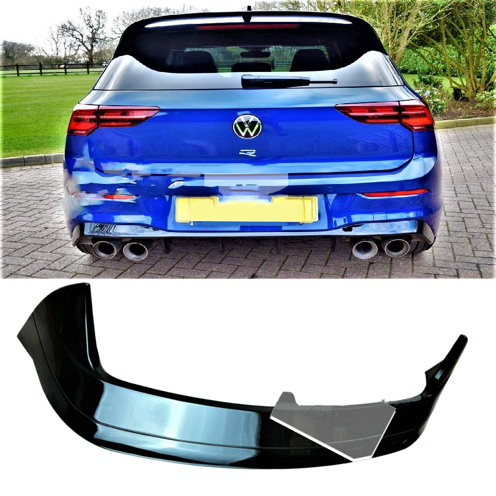 Fits VW Golf MK8 R GTD GTI Gloss Black Boot Spoiler