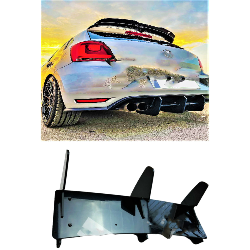 Fits VW Polo MK5 6C GTI Rear Diffuser 2014-2017 / Rear Spoiler Body Kit
