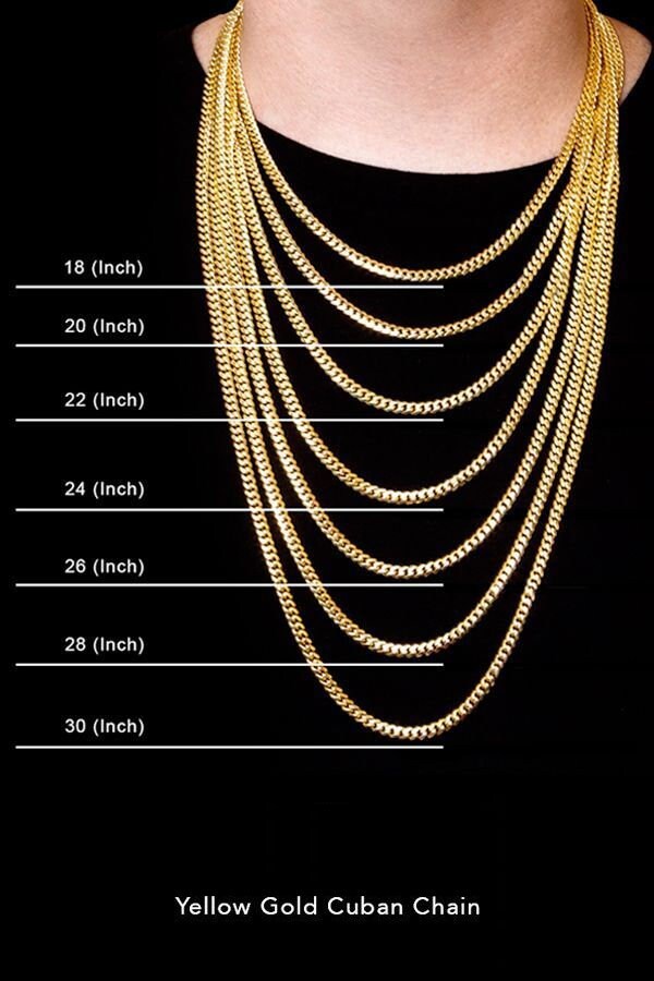 18ct Yellow Gold Heavy 8MM Miami Curb Cuban Link Mens Chain Necklace Jewellery