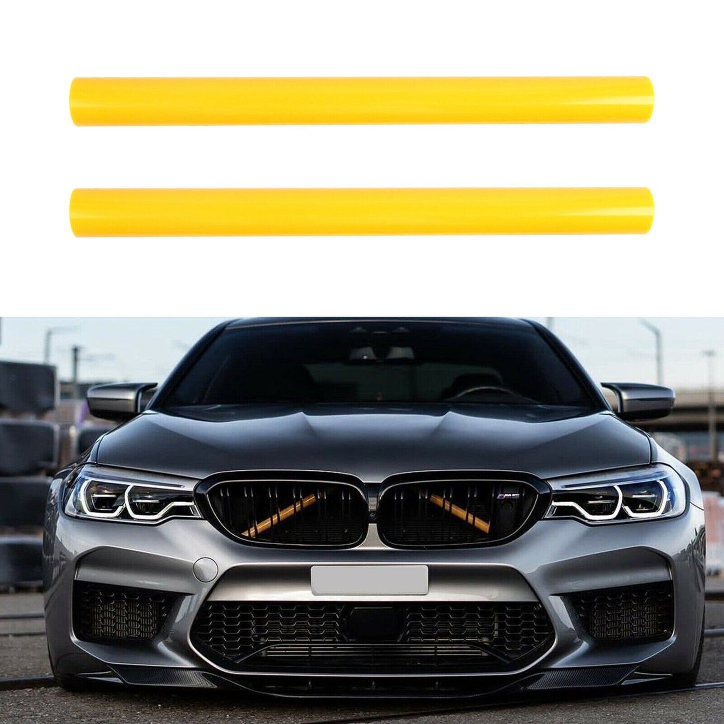 Fits G20 G21 G28 G29 Yellow Front Grille Trim Strips Pipe V Brace 5 & 6 Series