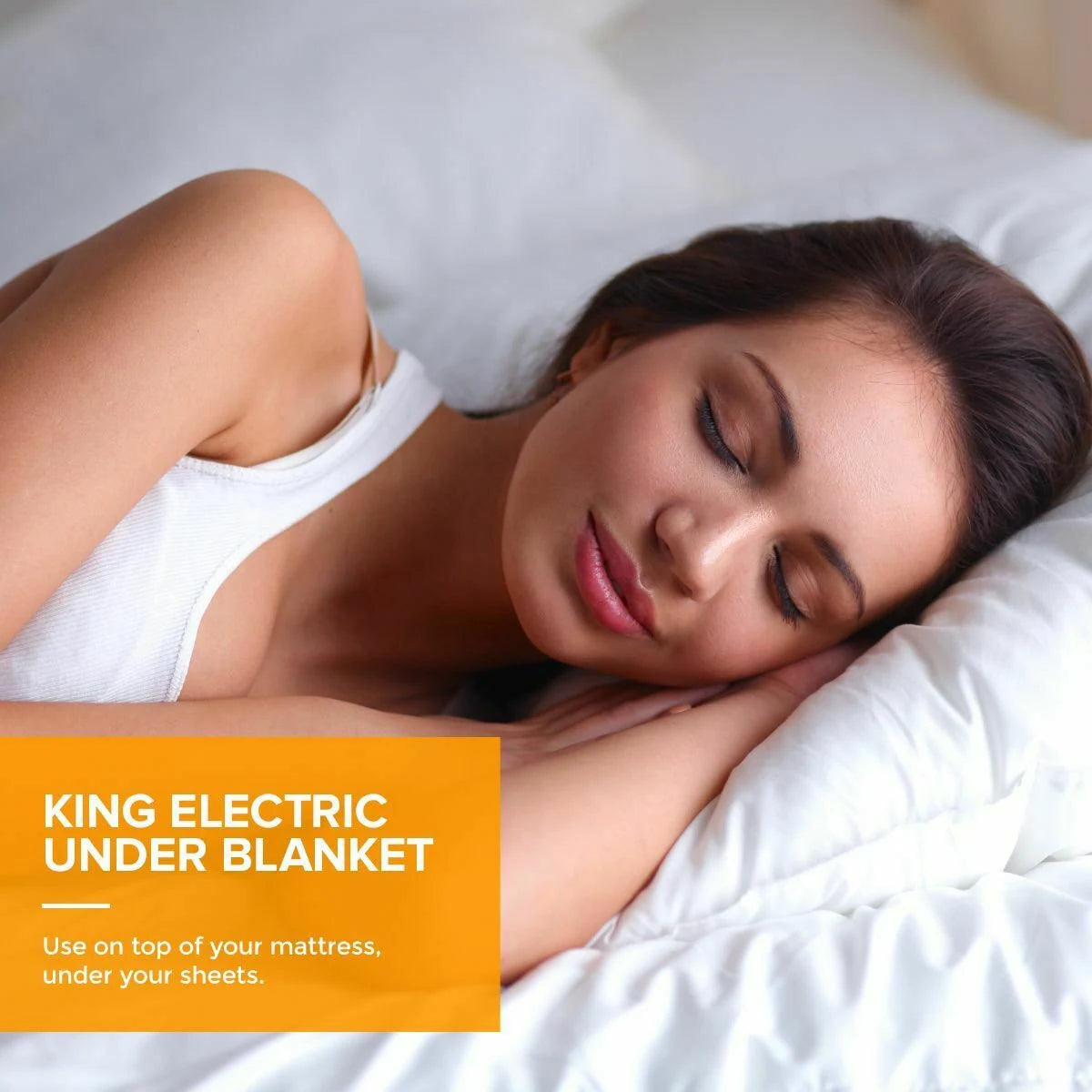 Livivo Super Cosy Electric Blanket Under Heated Fast Heat Single