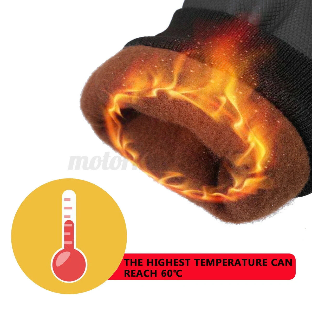 rechargeable electric usb heated gloves winter warmer outdoor motorcycle mittens