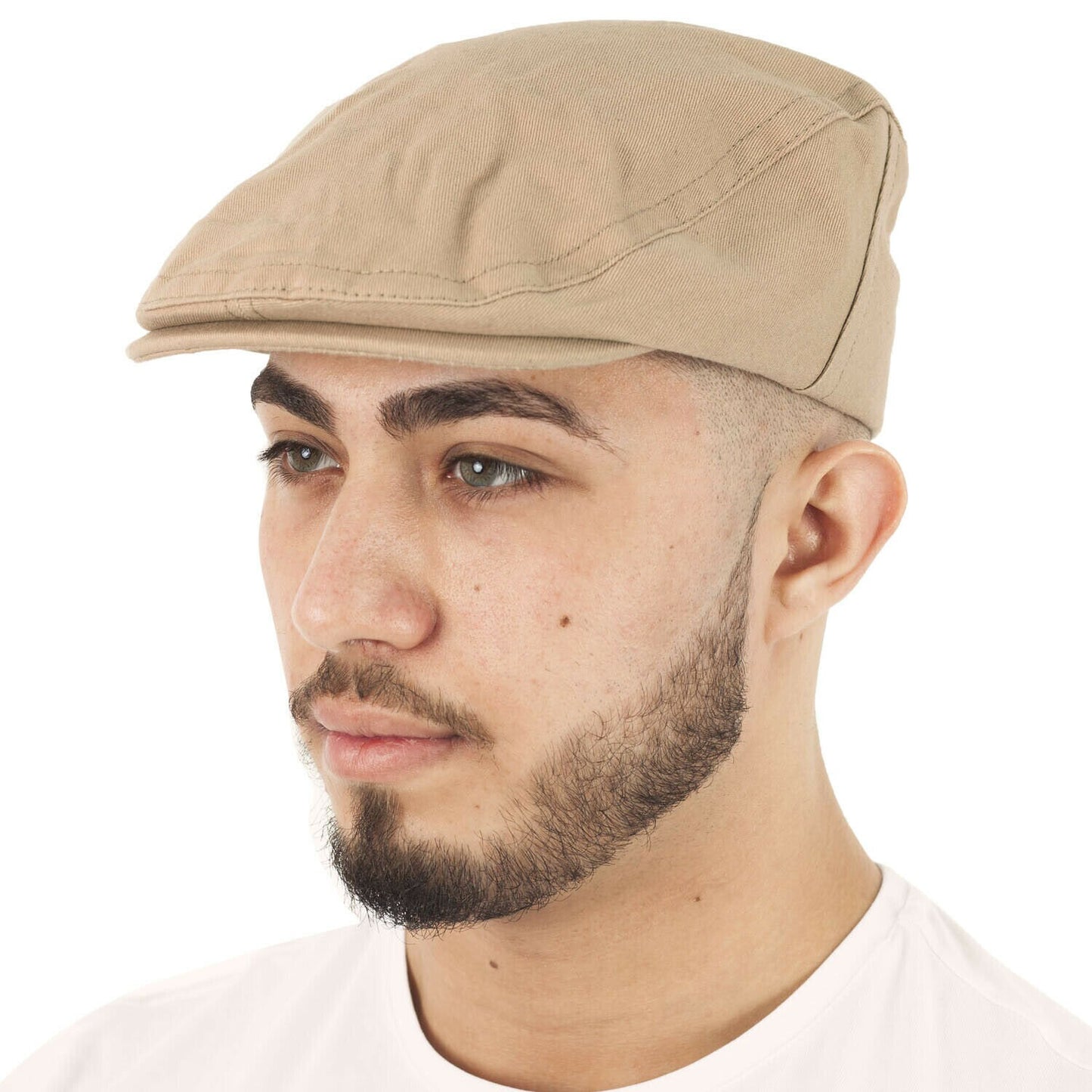Brushed Cotton Flat Cap Classic Gatsby Flat Cap Cabbie Baker Boy Newsboy