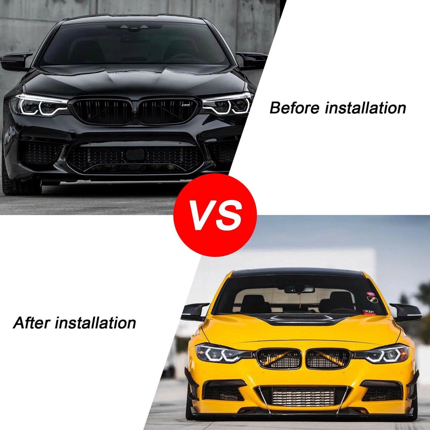Fits G20 G21 G28 G29 Yellow Front Grille Trim Strips Pipe V Brace 5 & 6 Series