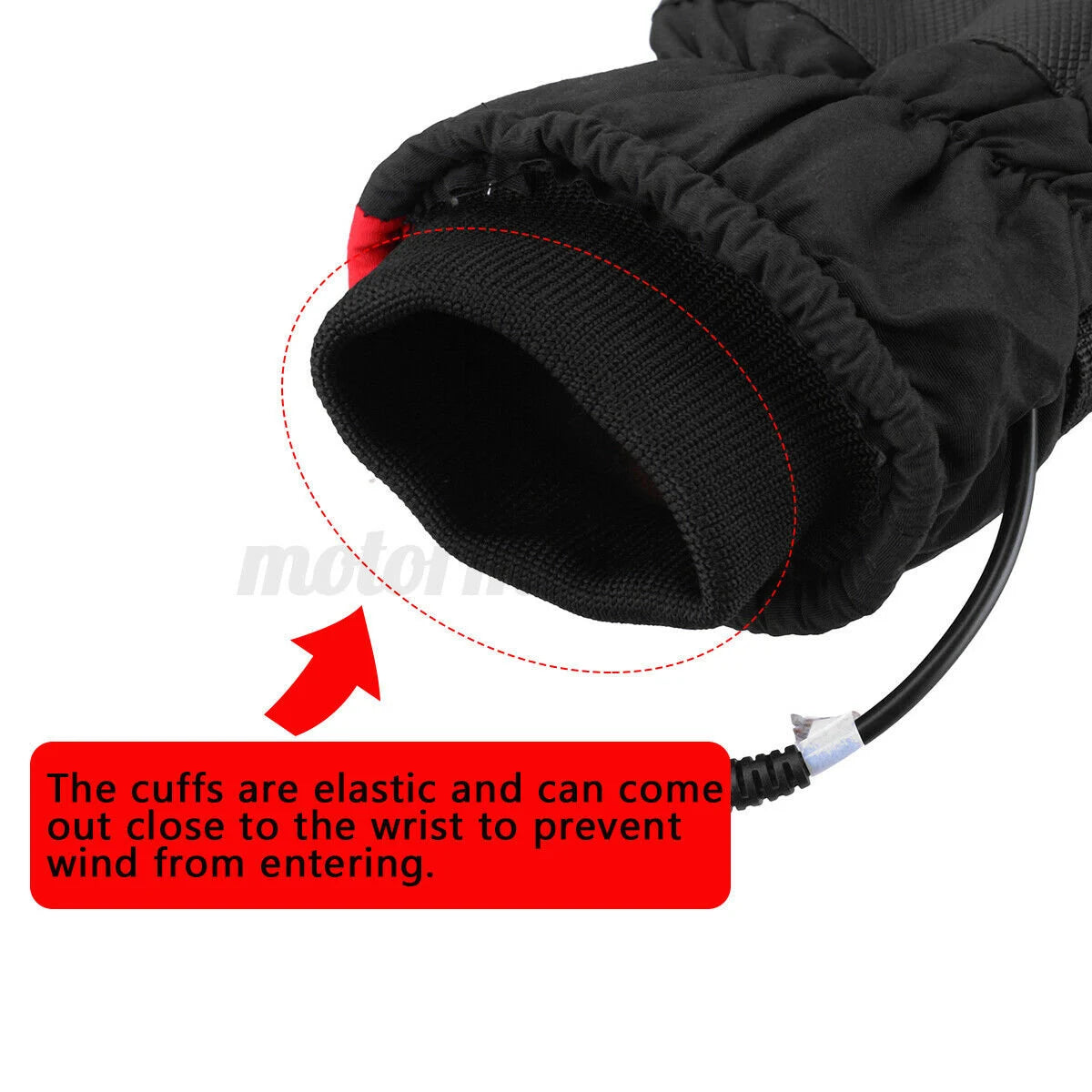 rechargeable electric usb heated gloves winter warmer outdoor motorcycle mittens