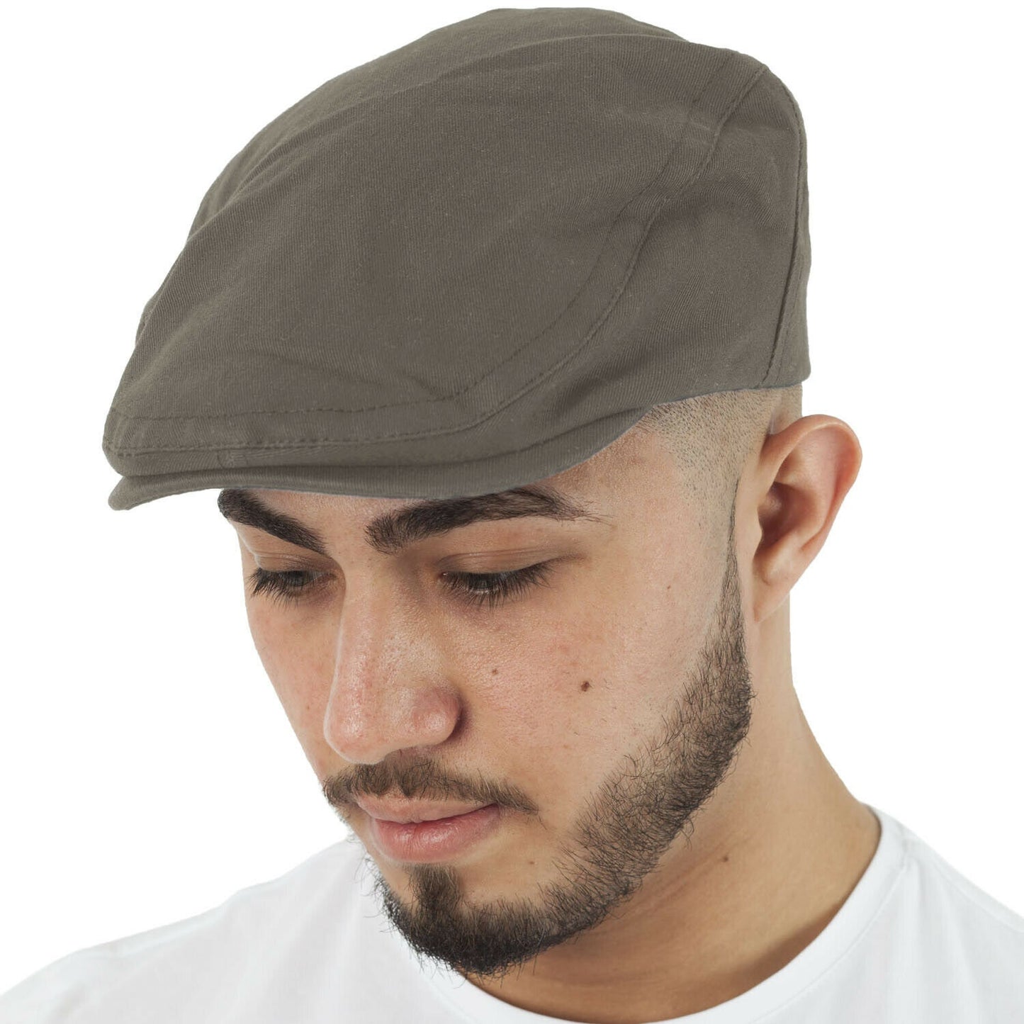Brushed Cotton Flat Cap Classic Gatsby Flat Cap Cabbie Baker Boy Newsboy