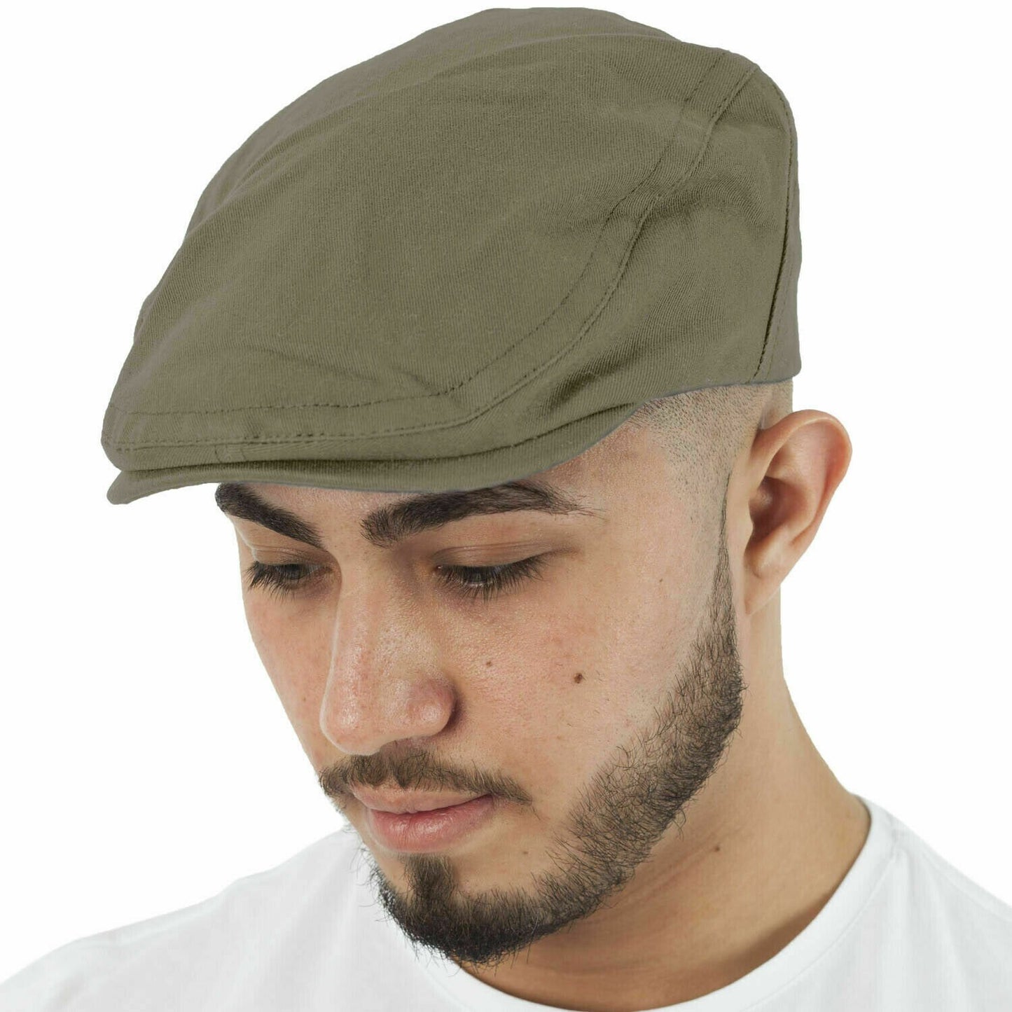 Brushed Cotton Flat Cap Classic Gatsby Flat Cap Cabbie Baker Boy Newsboy