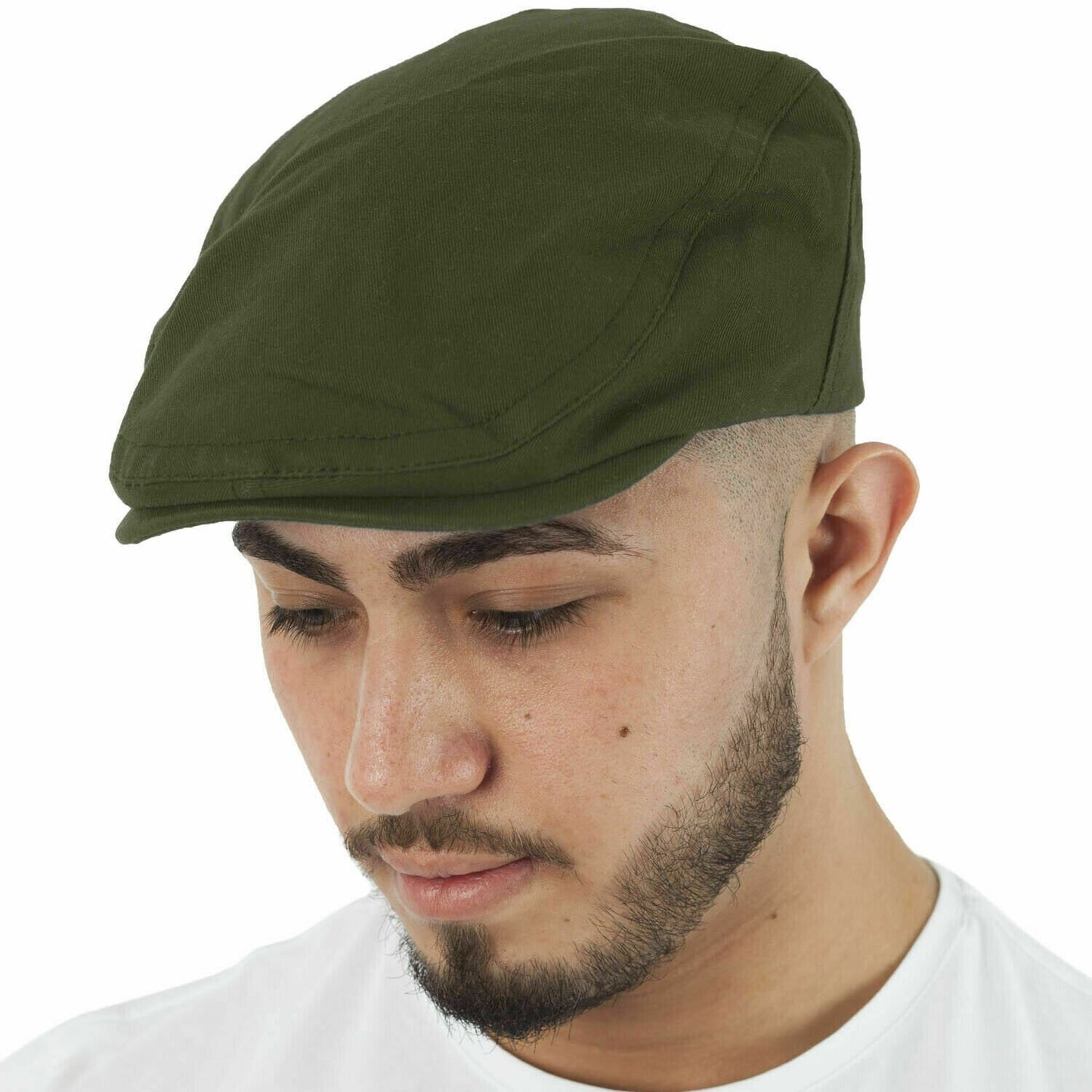 Brushed Cotton Flat Cap Classic Gatsby Flat Cap Cabbie Baker Boy Newsboy