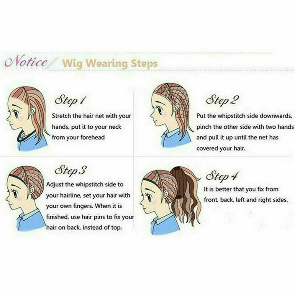 Womens Ladies Black Long Wig - easy to use