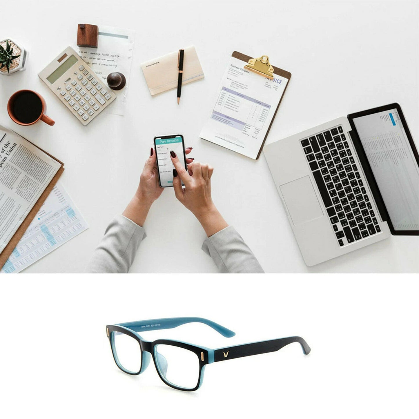 Light Blocking Gaming Glasses Blue Anti UV Computer Smart Phone Eyewear