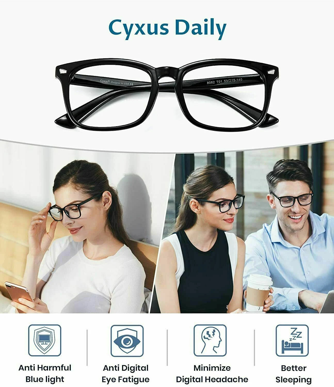 Anti UV Gaming Glasses For Blue Light Blocking Computer Smart Phone Eyewear Gamer