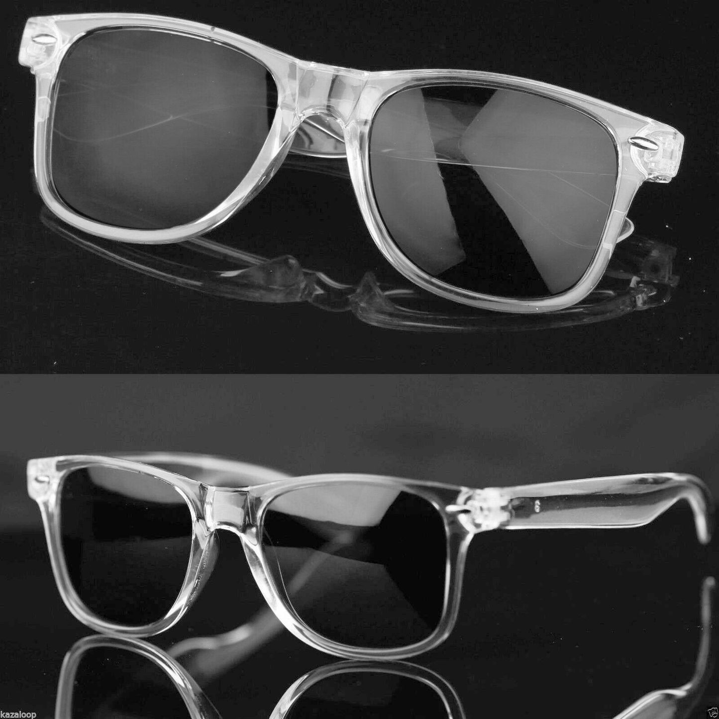 Unisex Sunglasses Classic Square Mirror Shades Vintage Retro Fames