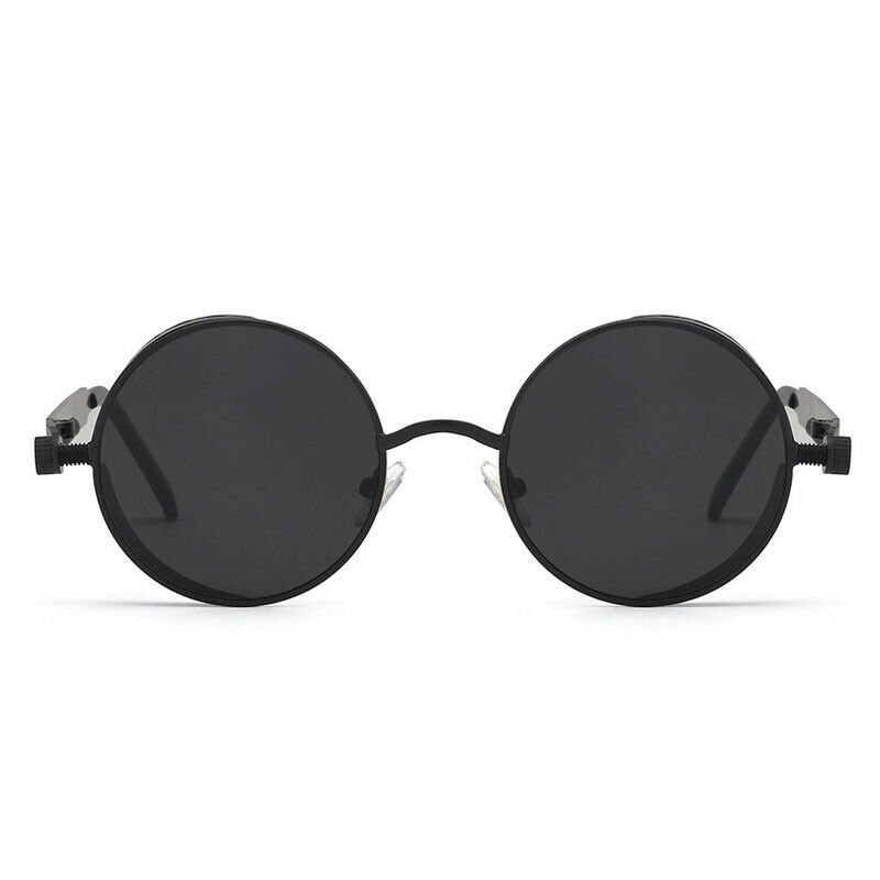 Men's Vintage  Polarized Steampunk Sunglasses Round Sunglasses