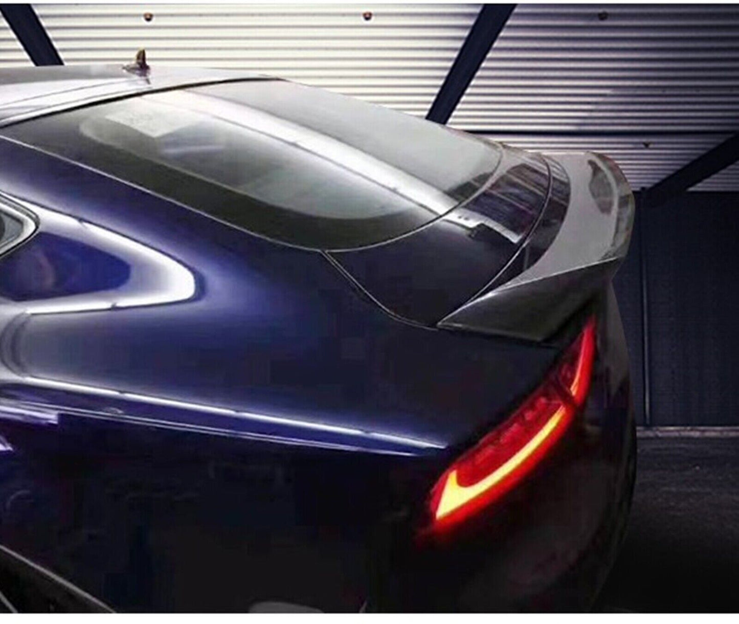 Car Rear Trunk Lid Spoiler Wing For Audi A7 S7 RS7 2013 2014-2017 Carbon Fiber