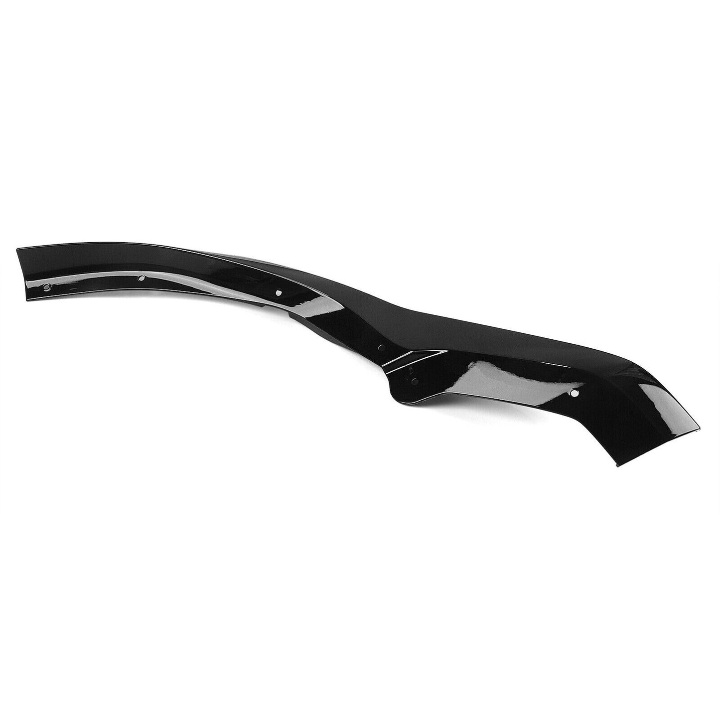 4Pc Front Bumper Lower Spoiler Lip Splitter For Audi Q8 2019-2023 Glossy Black