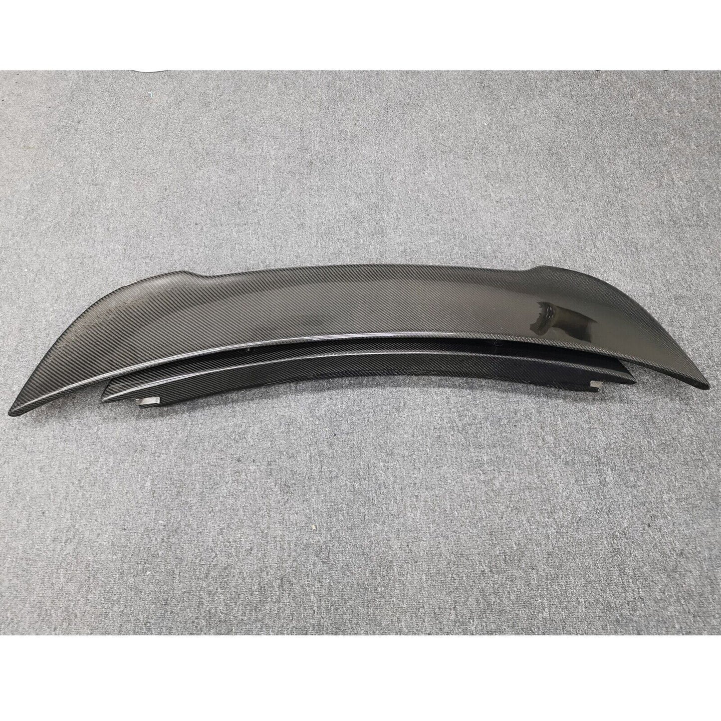1x Carbon Fiber Rear Trunk Spoiler Wing Lip For Porsche Panamera 970.1 2010-2013