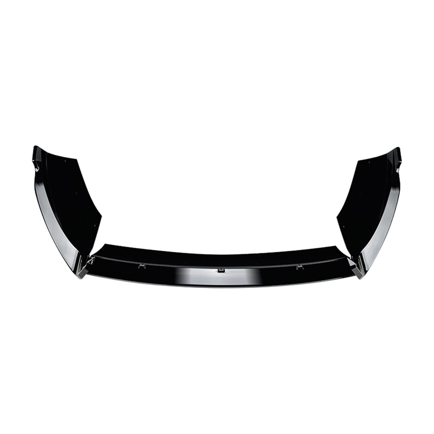 1Set Front Bumper Spoiler Lip Kit For Ford Fiesta ST MK6 2012-2017 Gloss Black