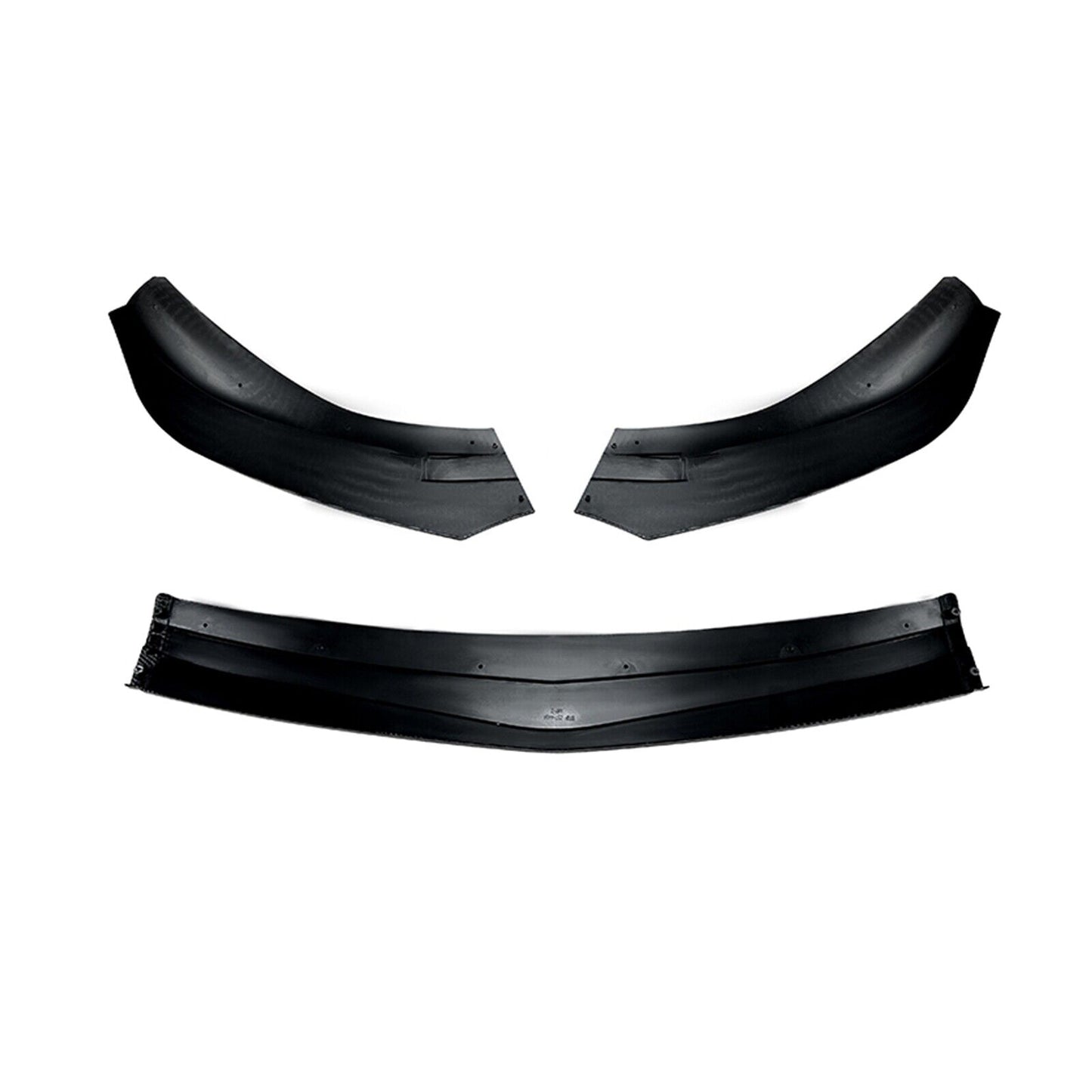 Front Bumper Spoiler Lip Kit For Benz A W177 A180 A200 A35 AMG 2019-2022 Black