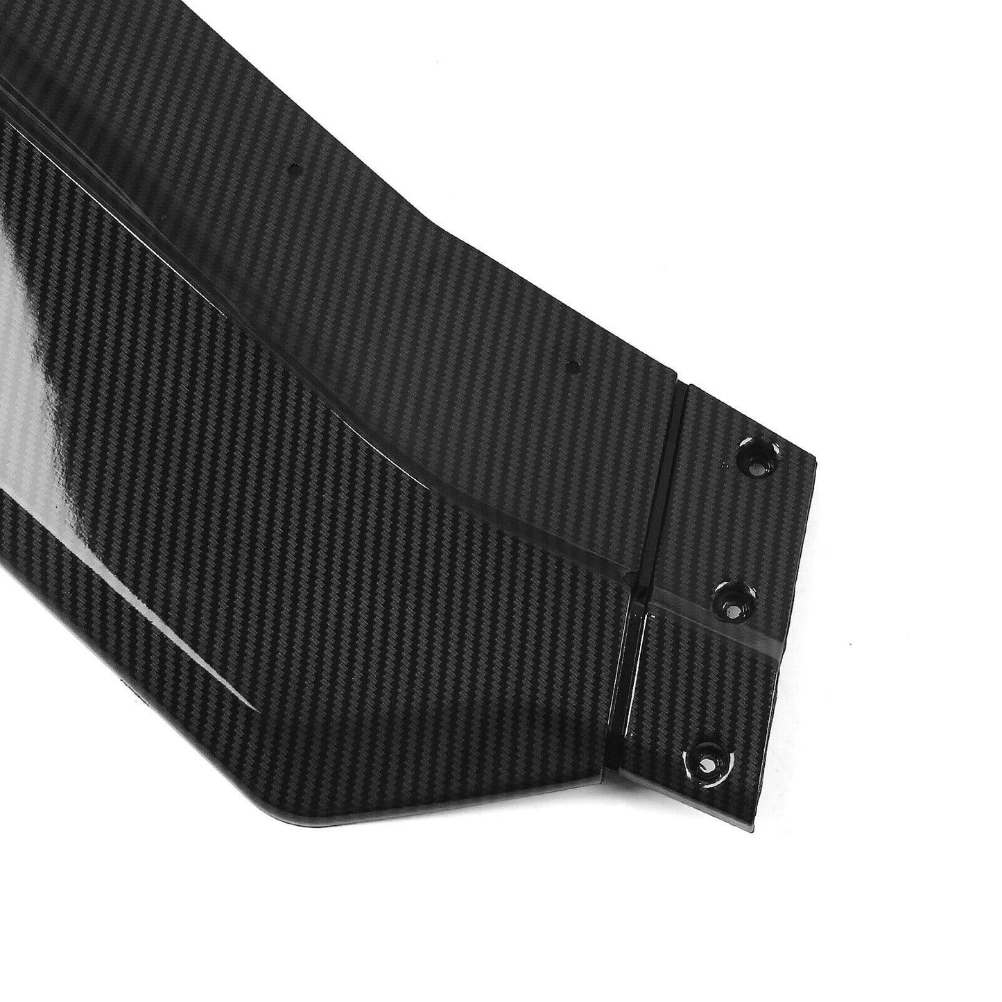 1Set Front Bumper Spoiler Lip Kit For Chevy Camaro 2016-2022 Carbon Fiber Look