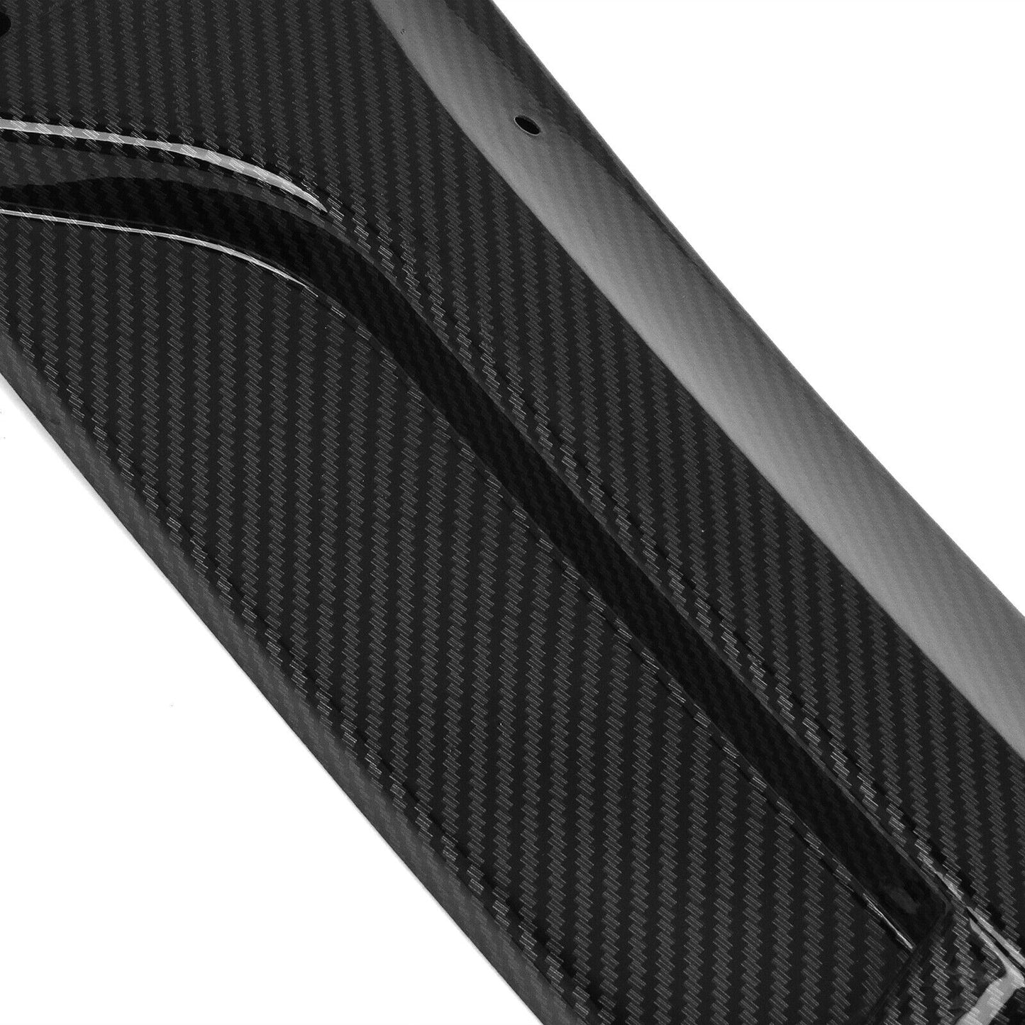 1Pc Carbon Fiber Front Bumper Spoiler Lip For M-Benz W204 C200 C250 C300 2008-2014