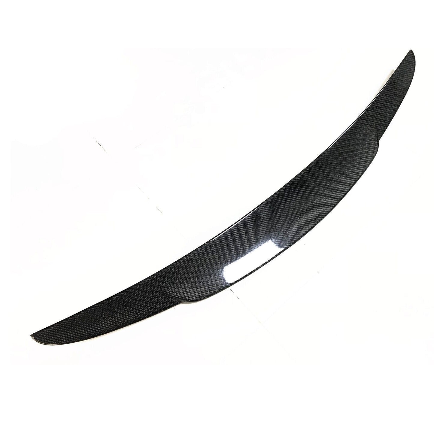 1 Set Car Rear Trunk Spoiler Wing Lip For Jaguar XE 2016 2017-2018 Carbon Fiber