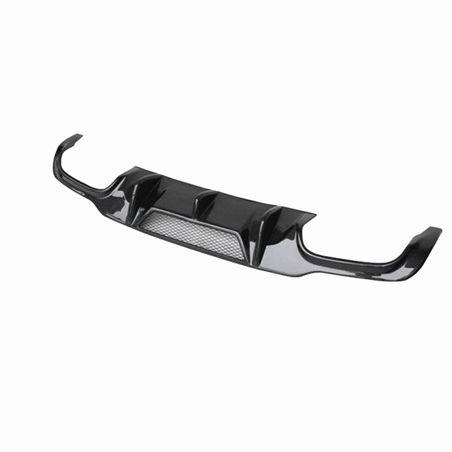 1Set Rear Diffuser Lip Bumper For Benz W204 C63 AMG 2012-2015 V Carbon Fiber