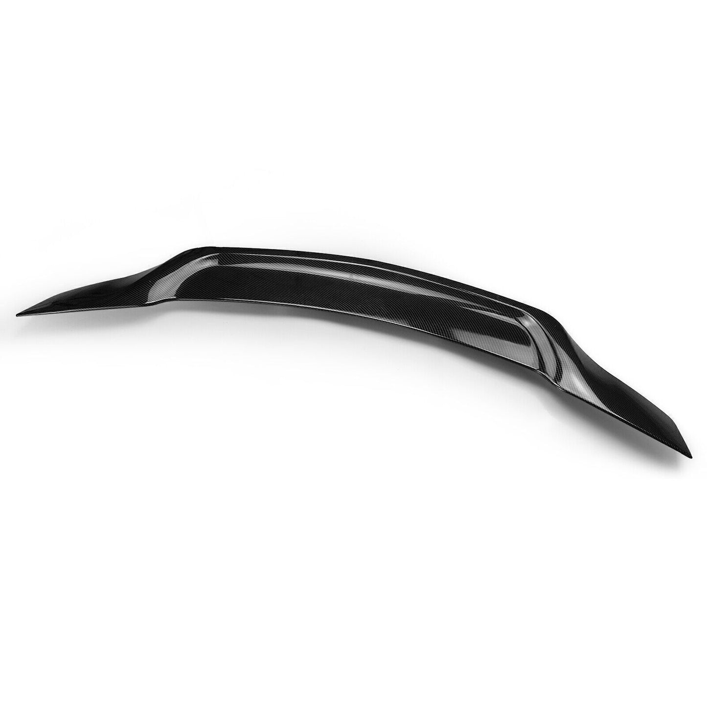 Rear Trunk Spoiler Wing Lip For Benz W204 C250 C300 2008-2014 Carbon Fiber Look
