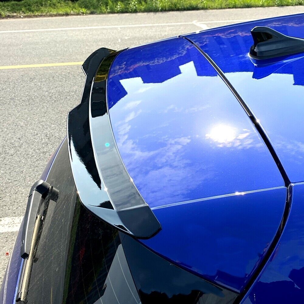 1x Gloss Black Rear Roof Spoiler Wing Lip For Volkswagen Golf 8 MK8 2020-2023