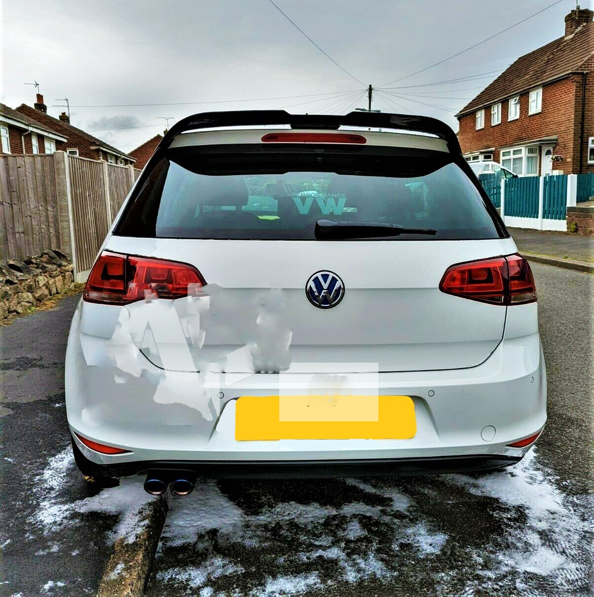 Fits VW Golf TSI TDI R GTI GTD Gloss Black Boot Spoiler MK7 MK7.5