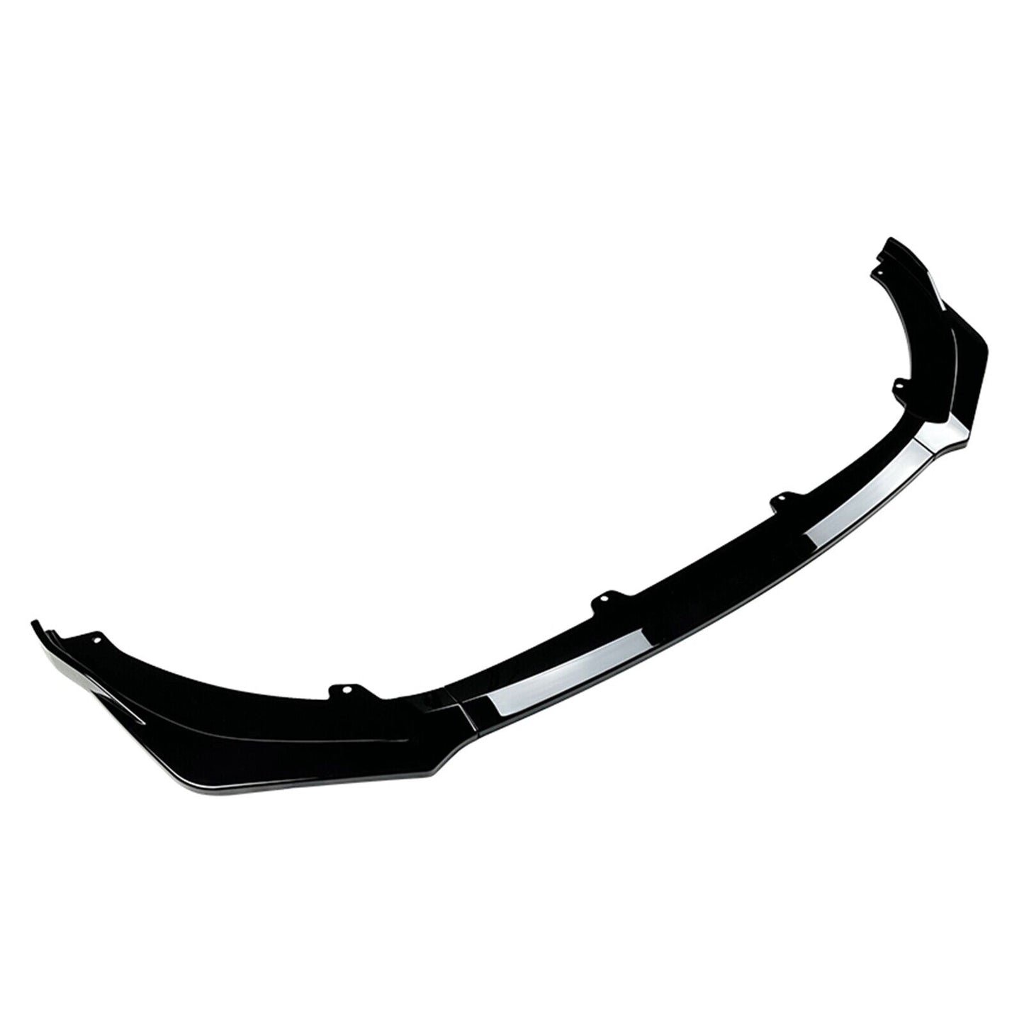 1Set Car Front Bumper Spoiler Lip Kit For Kia Stinger 2018 2019-2023 Gloss Black