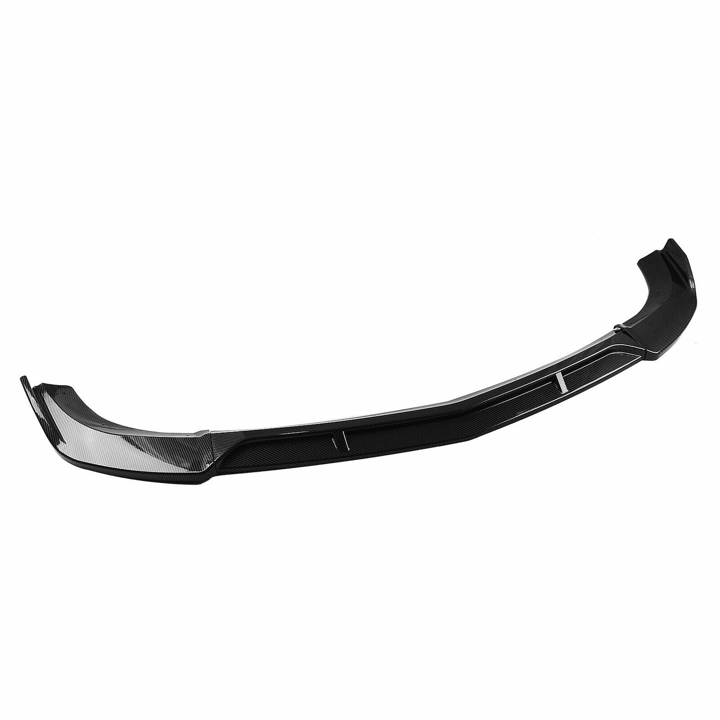 1Pc Carbon Fiber Front Bumper Spoiler Lip For M-Benz W204 C200 C250 C300 2008-2014