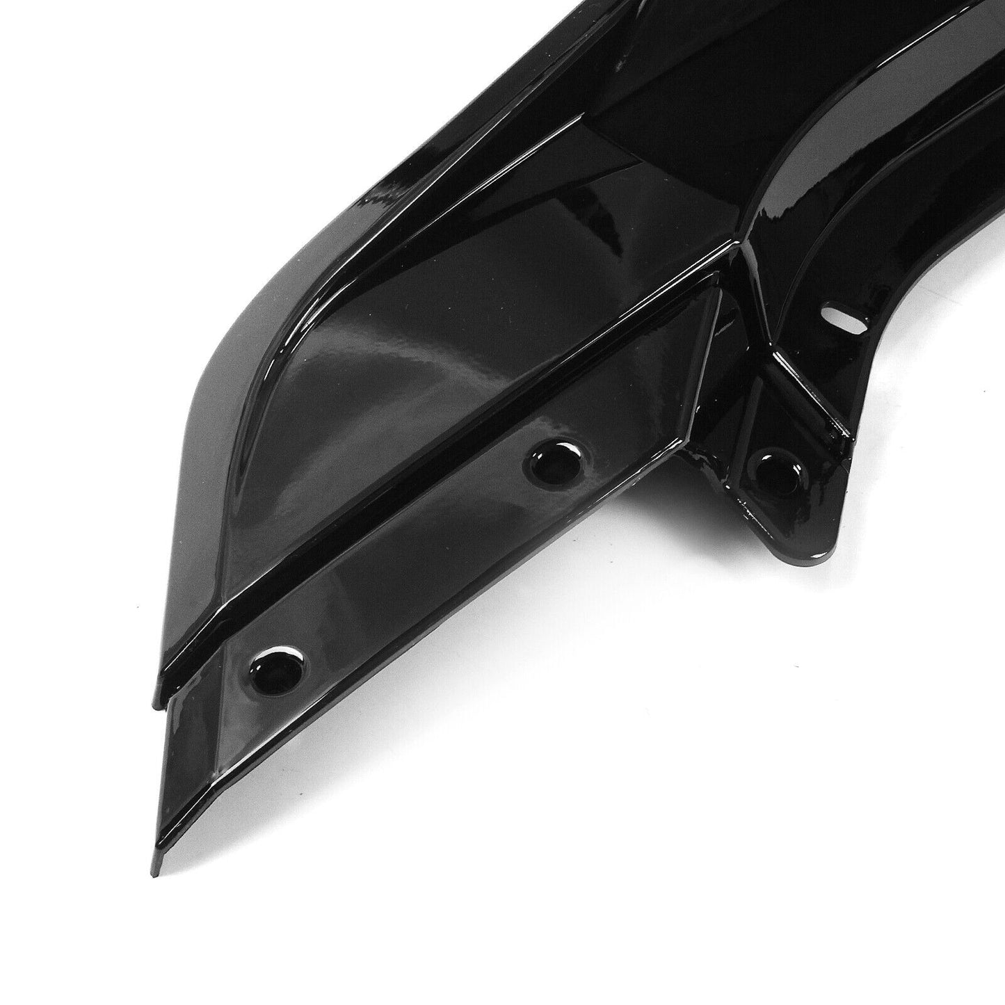 Front Bumper Spoiler Lip Splitter Kit For Corvette C8 All Models 2020-2024 Black