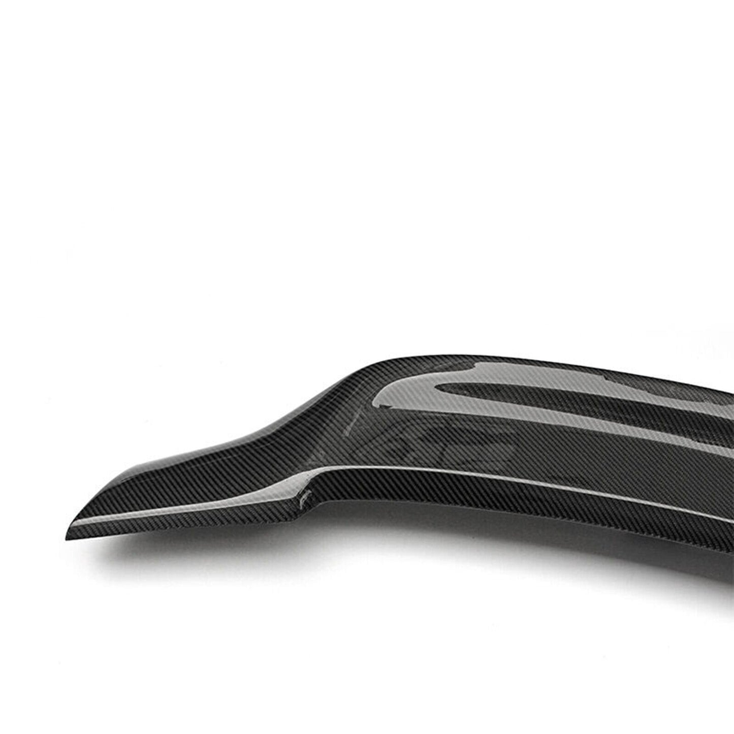 1Pc Carbon Fiber Rear Spoiler Lip For Benz W212 E-Class E63 AMG 2010-2016 Sedan