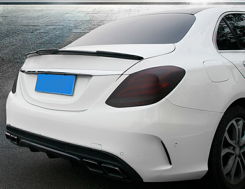 1x Car Rear Trunk Spoiler Wing Lip Body Kit For Mercedes Benz W205 AMG 2015-2021