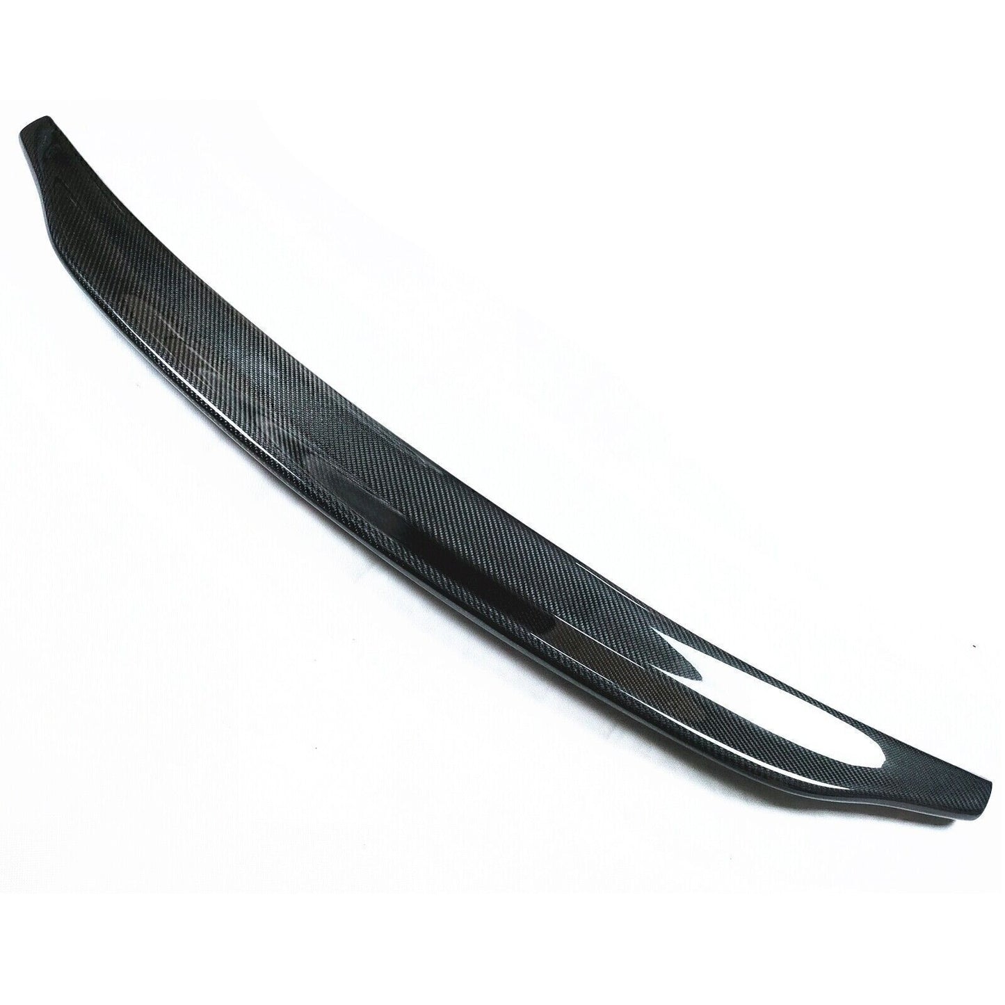 1Pc Real Carbon Fiber Rear Trunk Spoiler Wing Lip For Audi A5 S5 2008-2016 4Door