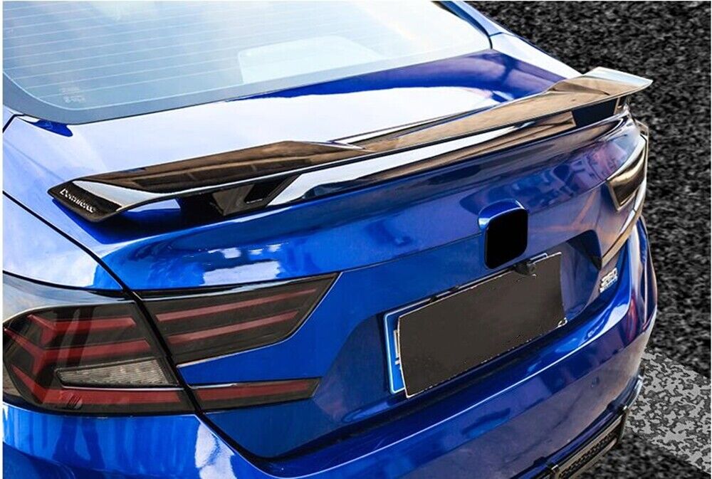 1 Set  Rear Bumper Trunk Wing Spoiler Lip For Honda Accord 10th 2018-2022 YOFER