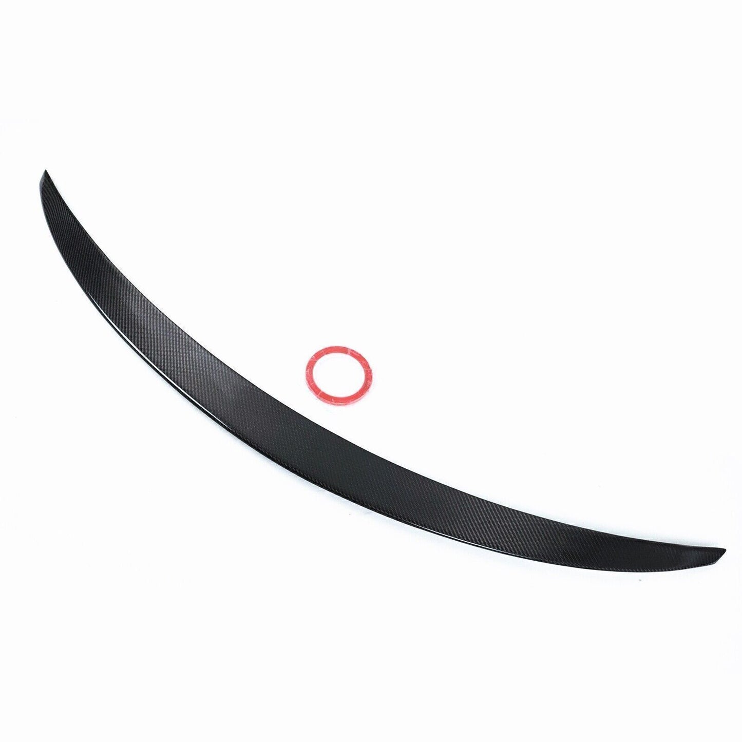 1Pc Carbon Fiber Rear Trunk Spoiler Wing Lip For Maserati Quattroporte 2013-2018