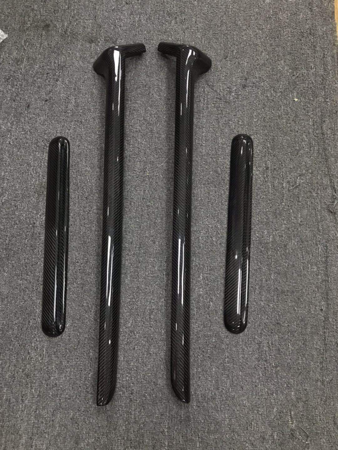 1 Set Car A + B Pillar Moulding Trim For Benz G Class G500 G63 2010-2017 Black