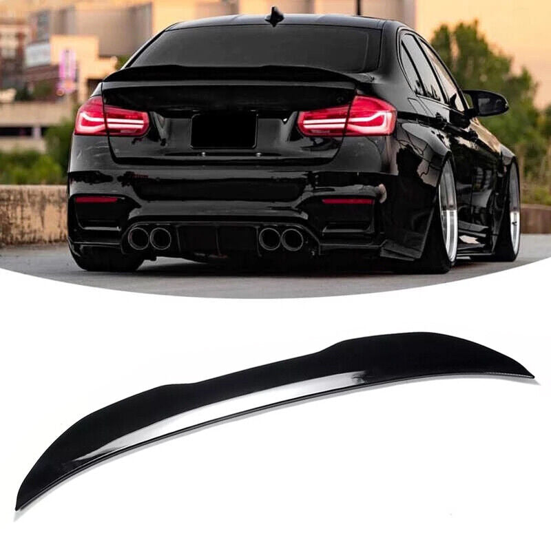 Fits BMW 3 Series M3 F30 F80 Gloss Black High Kick PSM Ducktail Spoiler M Sport