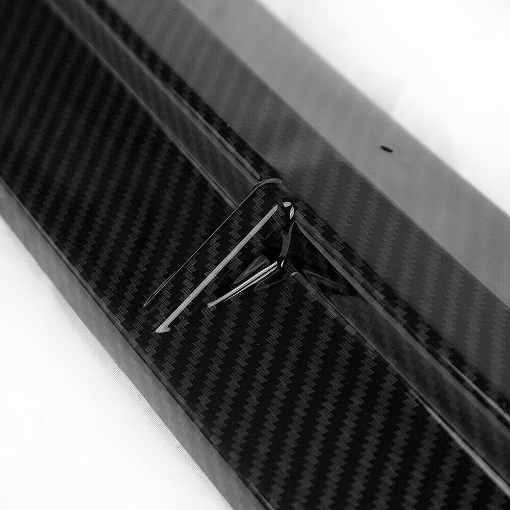 Black Car Front Bumper Spoiler Splitter Lip For Mercedes Benz CLA W117 2017-2018