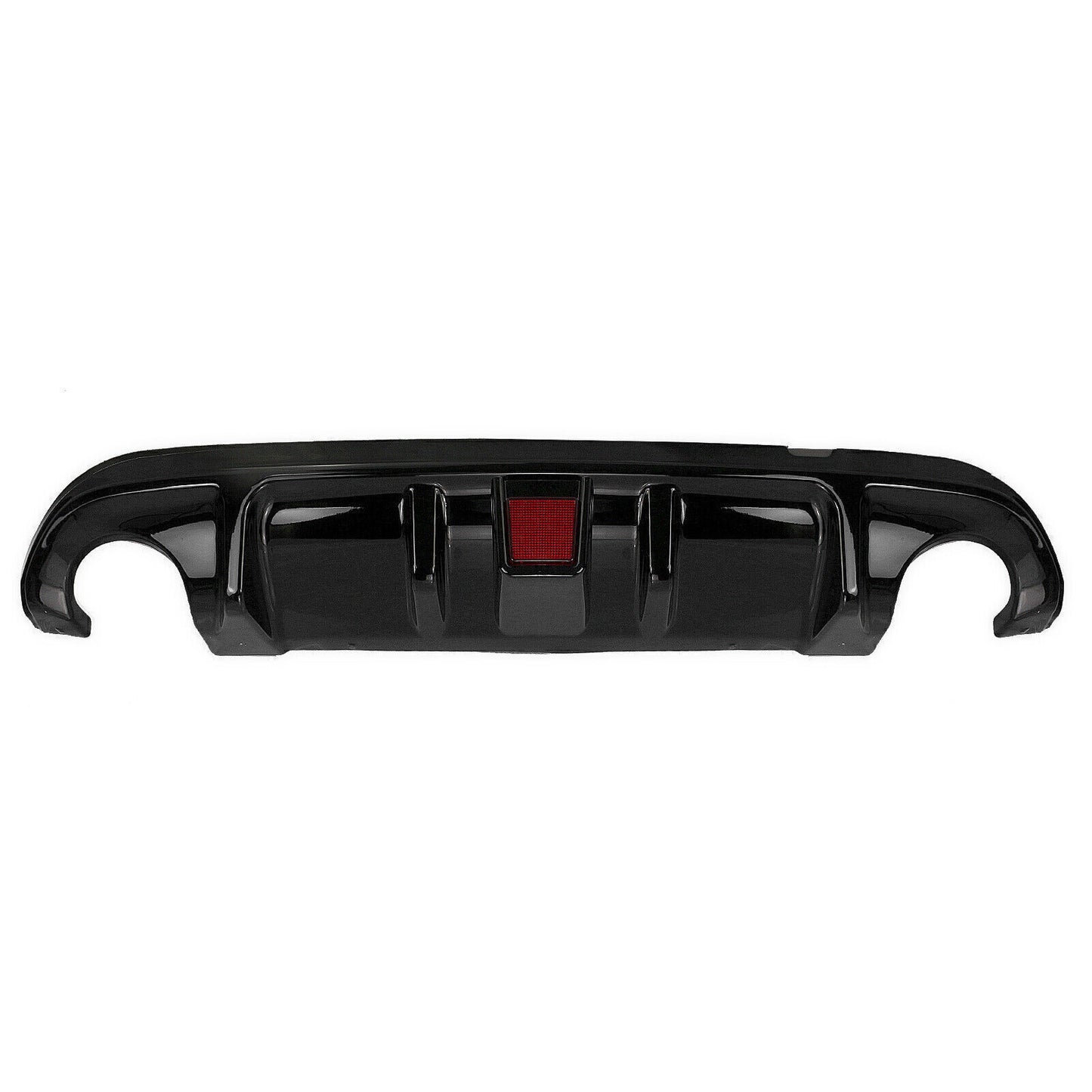 1Pc Gloss Black Rear Bumper Diffuser Lip For Infiniti Q50 2014-2017 W/Light New