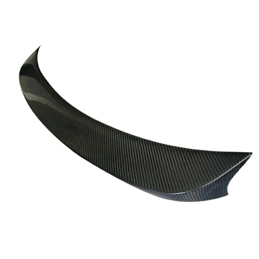 1Pc Carbon Fiber Car Rear Trunk Spoiler Wing Lip For Hyundai 2009-2013 2DR Black