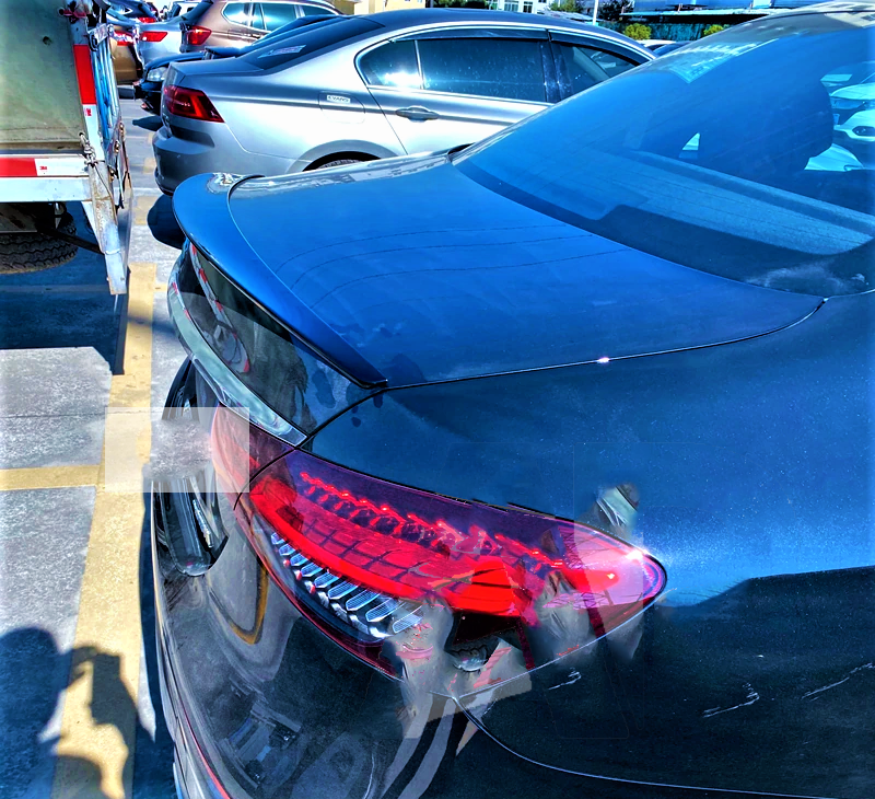 Fits Mercedes E Class E63S W213 Carbon Fibre Boot AMG Style Lip Spoiler 2020+