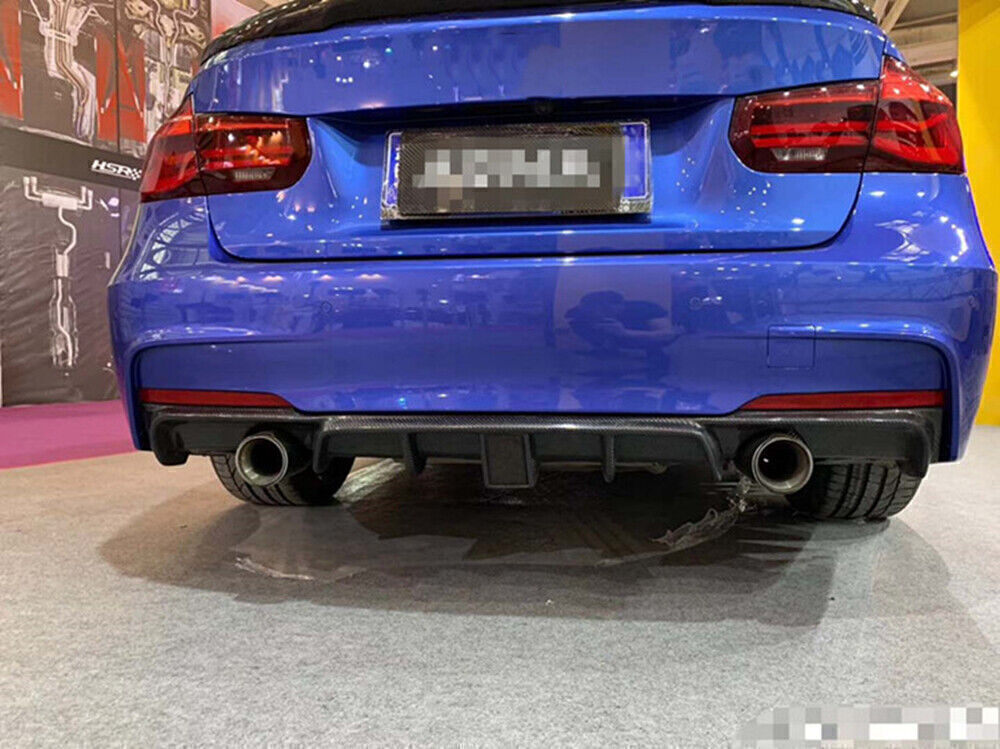 Rear Bumper Diffuser Lip For BMW 3 Series F30 320i 328i 335i 2012-2018 W/ Light