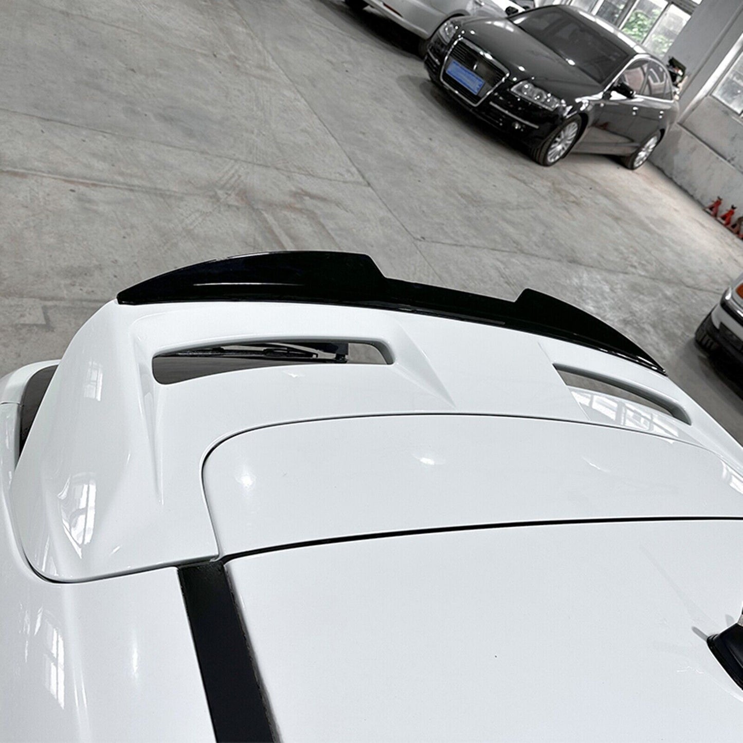 Car Rear Trunk Spoiler Lip Wing For Focus MK3 ST-Line ST 2011-17 Hatchback Black